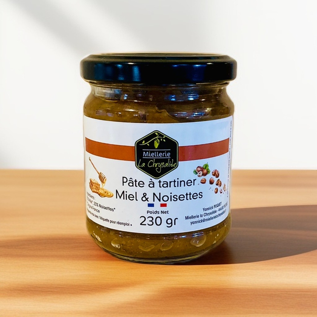 Pâte à tartiner Miel &amp; Noisettes - 230 gr