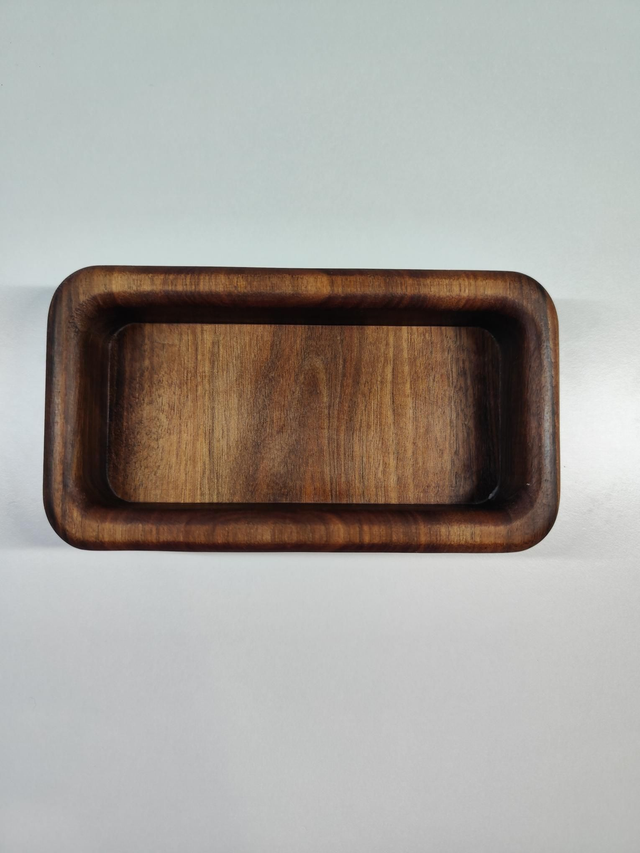 Vide poche en noyer américain