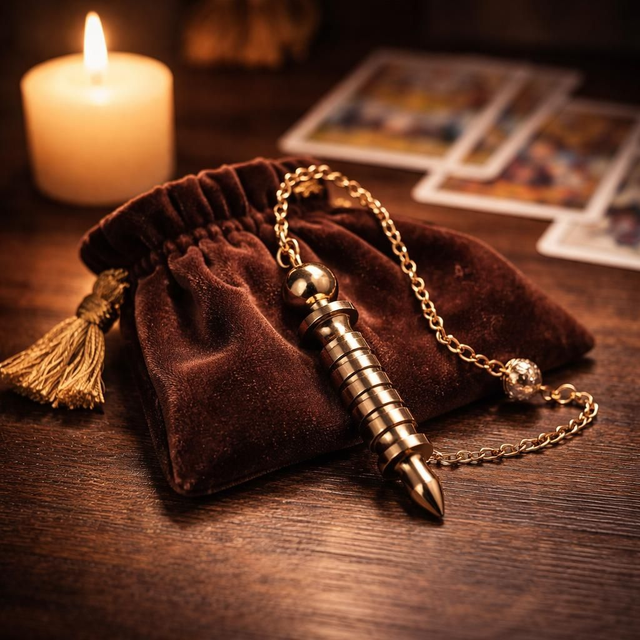 "Isis en laiton plaqué or rose" - Pendule P-07