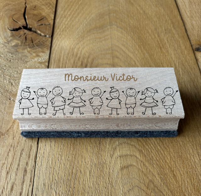 Brosse de tableau &quot;Enfants&quot; - Personnalisable