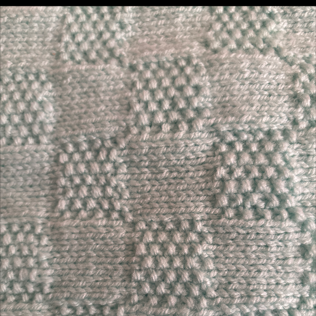 Mint car seat blanket 