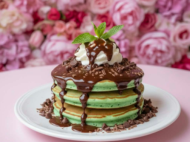 Minted Pancake Stack