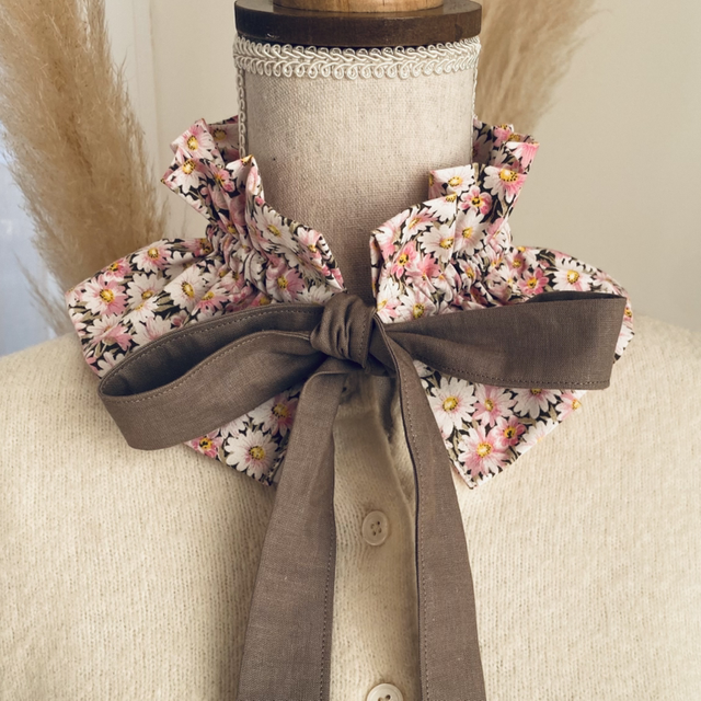 Prévent - Col victorien noeud lavallière fait main 