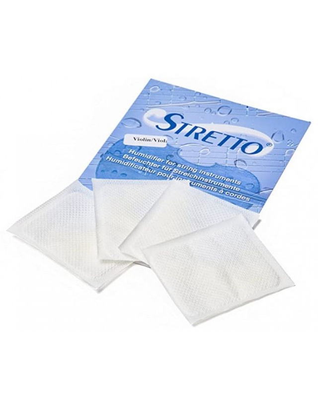 Lot de 4 sachets de rechange pour humidificateur STRETTO violon/Alto