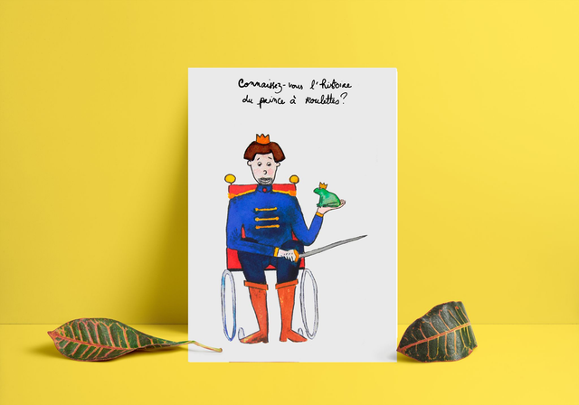 Affiche Rupert le prince à roulettes