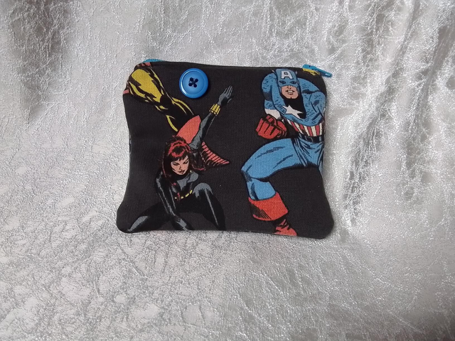 Super Hero Zipped Purse