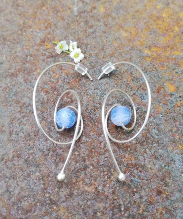 Boucles d'oreille Nébuleuse 