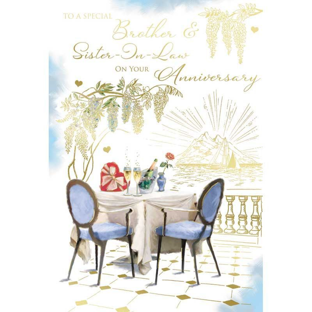 Anniversary Brother and Sister in Law Chair Design