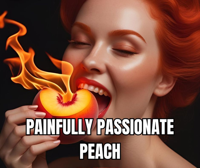 Painfully Passionate Peach 