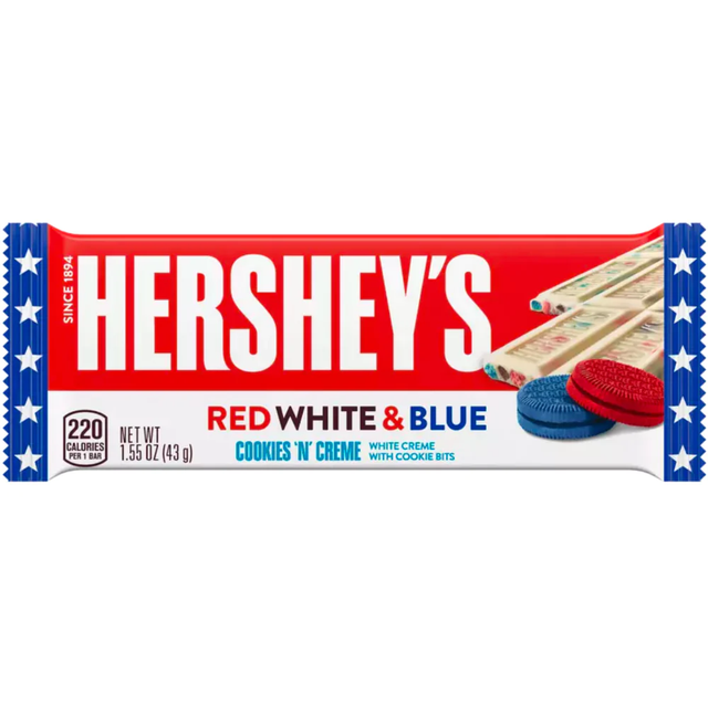 Hershey&#039;s Cookies &amp; Creme Red, White &amp; Blue (43g)