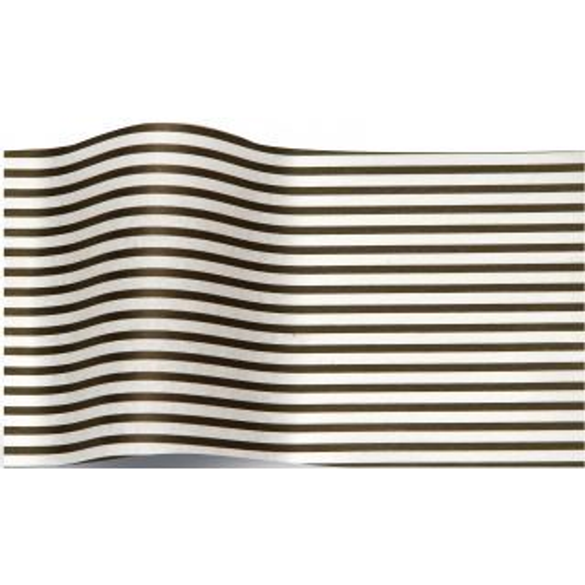 Black Stripes tissue paper