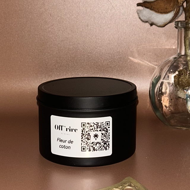 Métallik noir - bougie parfumée