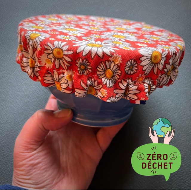 Petit couvre-plat lavable réutilisable