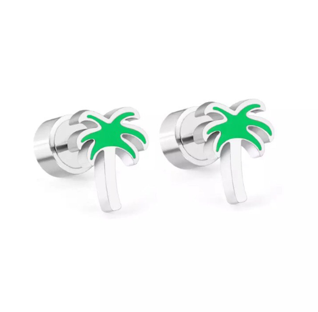 Palm Tree Mini Comfort Back Studs