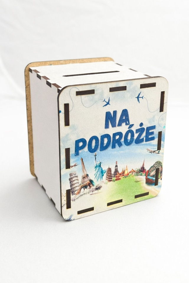 Skarbonka z nadrukiem