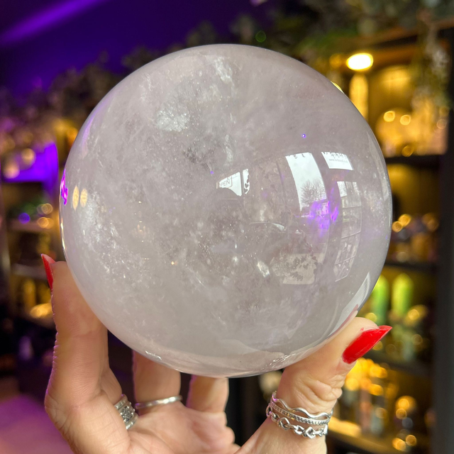 Clear Quartz Sphere 1511g R35KB