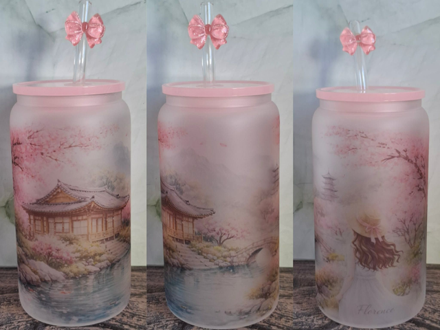 Collection Paysage de Corée Verre givré personnalisable