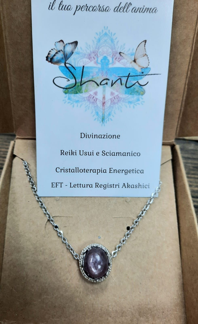 Amuleto donna ametista