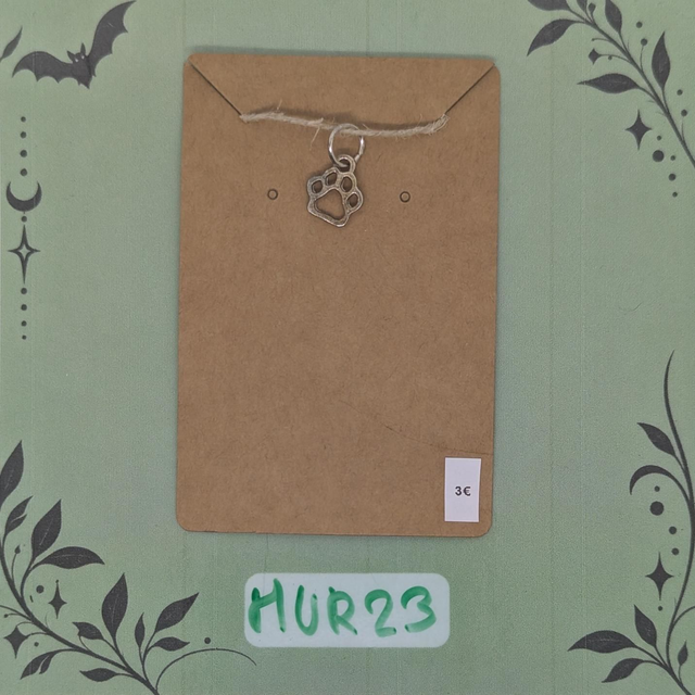 MUR23 Pendentif Empreinte de Patte