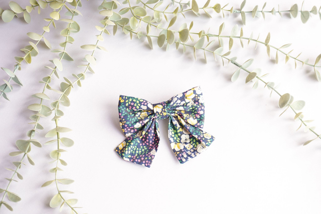 Violet Hair Bow