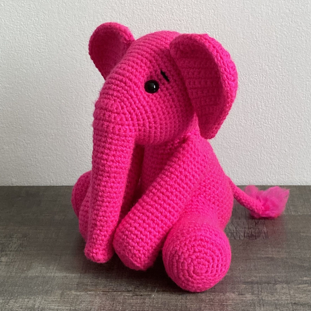 Peluche Bubba l'éléphant au crochet