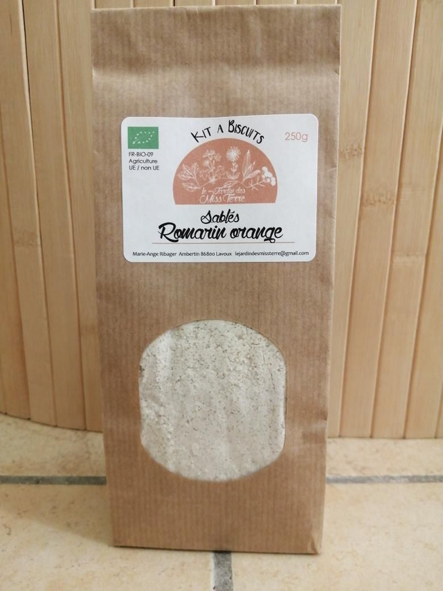 Sablés romarin orange 