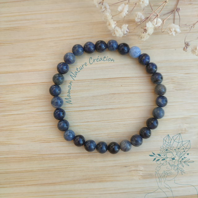 Bracelet Gaïa Dumortiérite