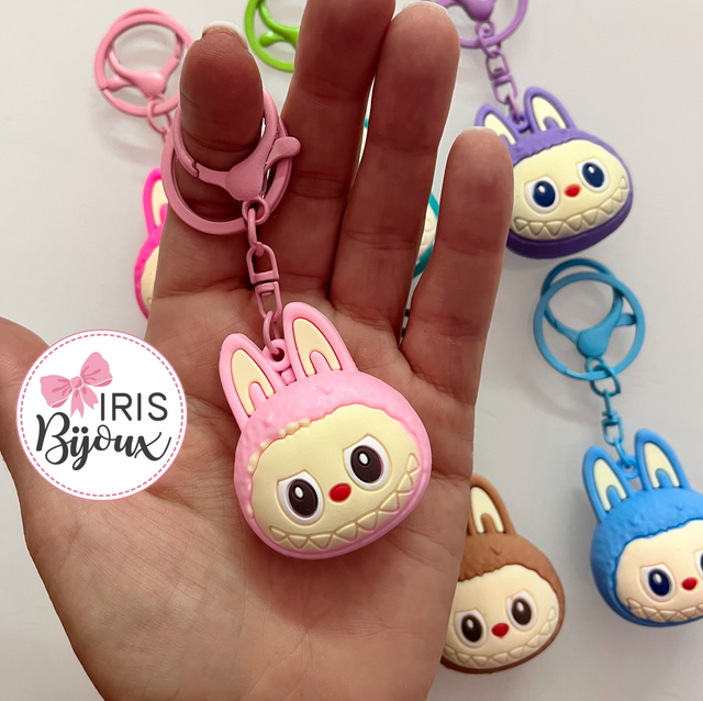 Portachiavi Labubu silicone 