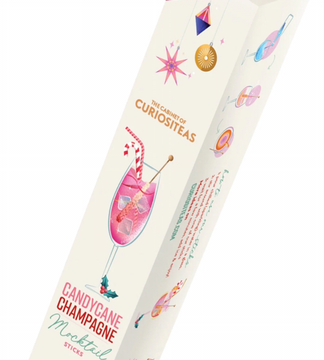 Mocktail Bâtonnets Candy Cane Champagne