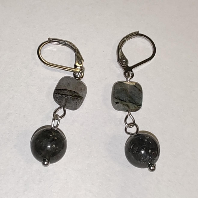 Boucles d'oreilles Labradorite 2