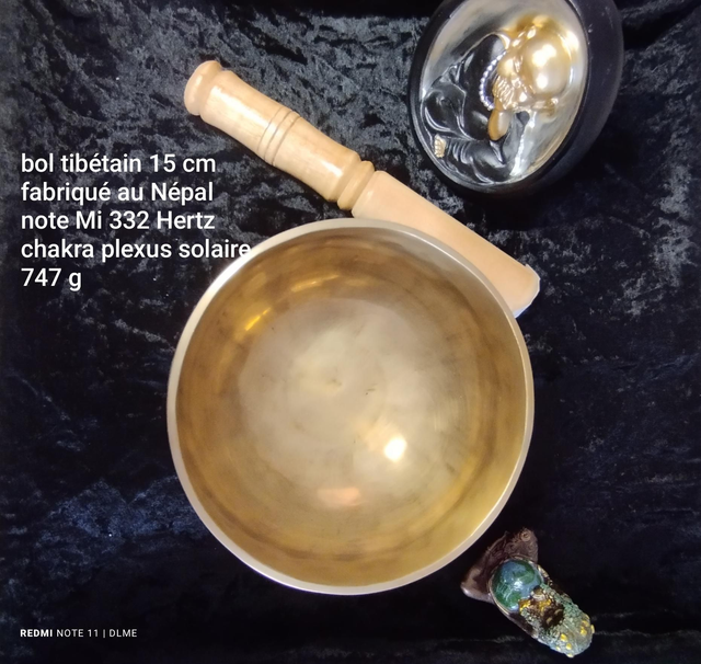 Bol tibétain 15 cm + maillet