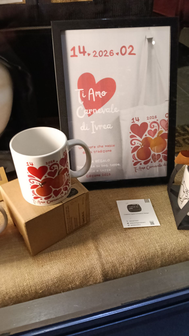 Tazza “Ti Amo – Carnevale di Ivrea”