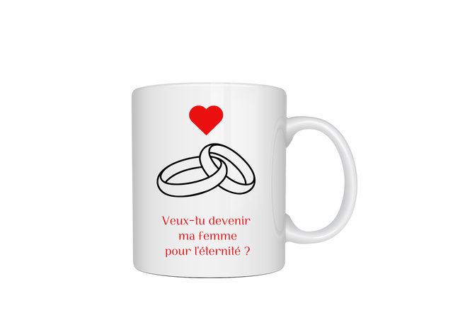 Mug demande en mariage