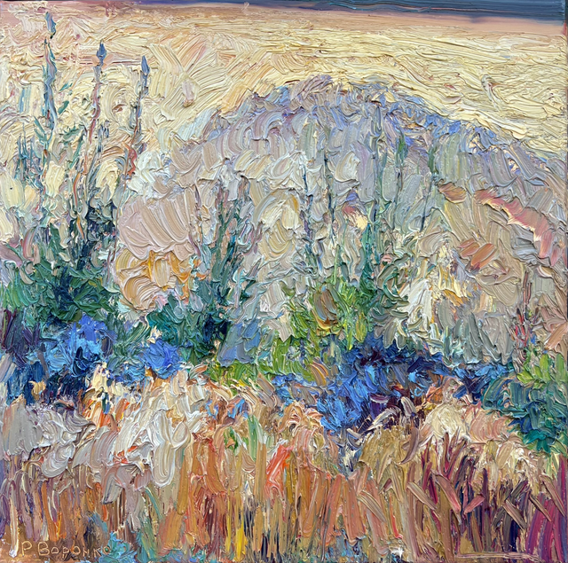 „Am Rand der Freiheit“ – Öl auf Leinwand, 60 × 60 cm, 2024 | Edge of Freedom