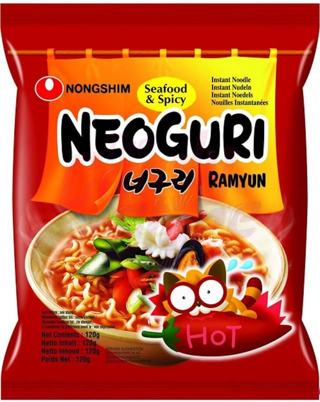 Nongshim Instant Noodles - Seafood & Spicy Neoguri