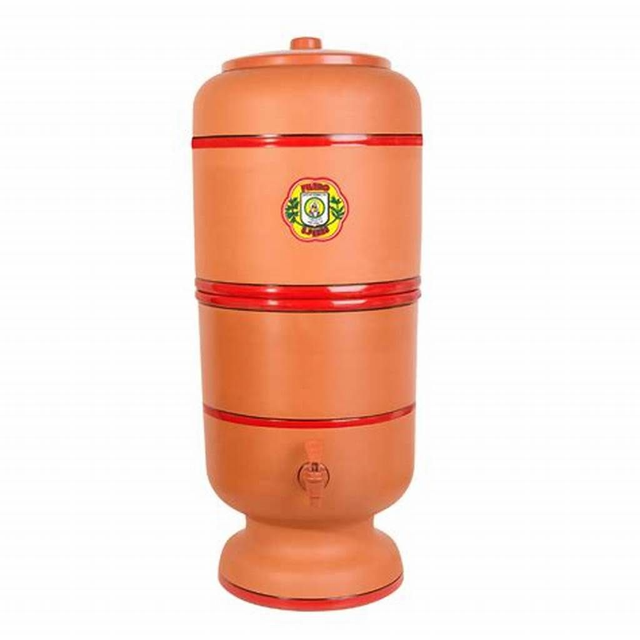 Filtro de barro 8 lt (60x23x23) completo com vela e torneira