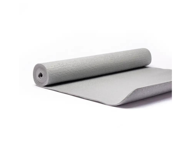Tapis de yoga gris PVC