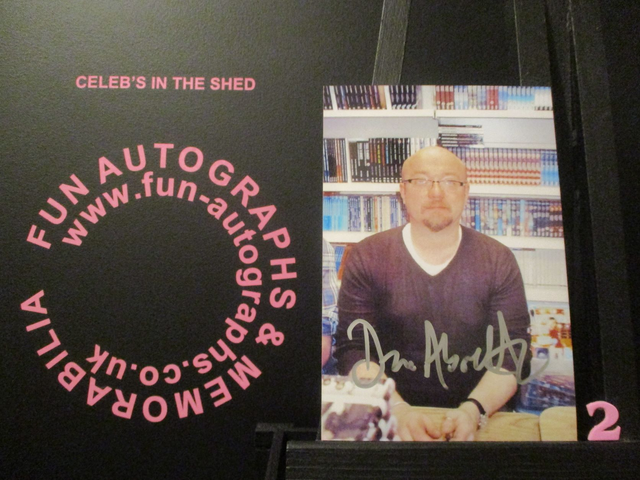 Dan Abnett Authentic Autographed 6x4 Our Facing Photograph (2)