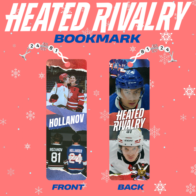 Heated Rivalry Charm Bookmark *PREORDER*