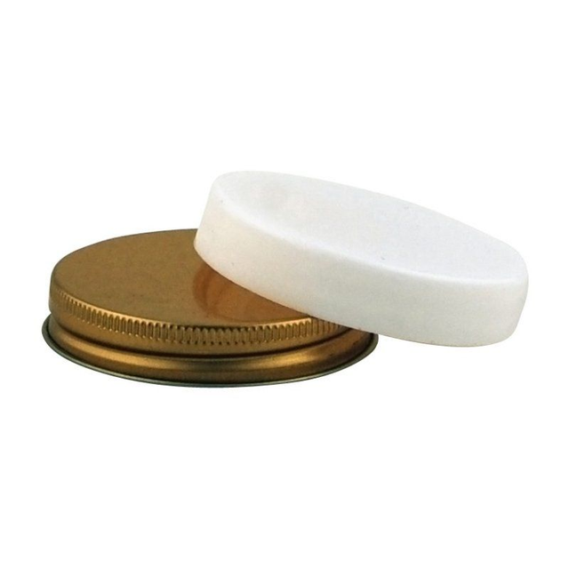 Replacement lids for 1/2 lb or 8oz Hex jars x 100