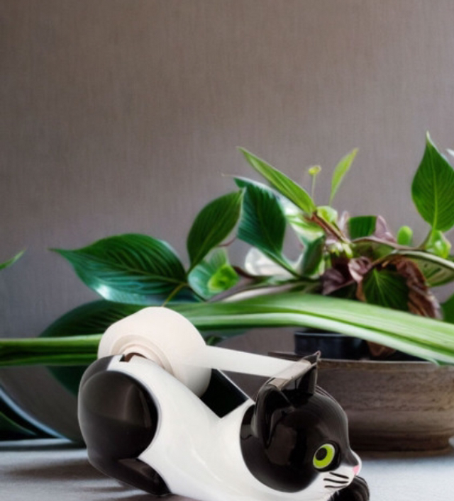 Dérouleur de scotch - Stick on chat