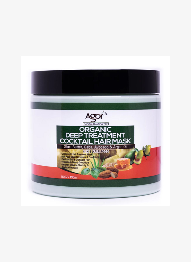 Agor Organic Deep Treatment Cocktail Hair Mask (430g)