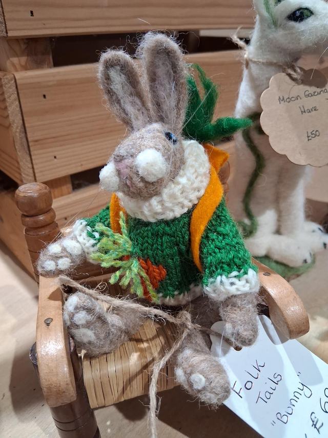 Folk Tails: Brambles the Bunny (Made to Order - allow 3 week craft time)