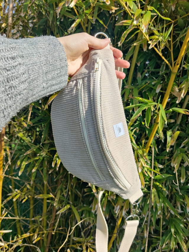 Sac banane Taille M &quot;Snow&quot;