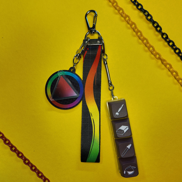 Anti AI Ditigal Art - Stim Lanyard - [LYD-ALT-ANTIAI]