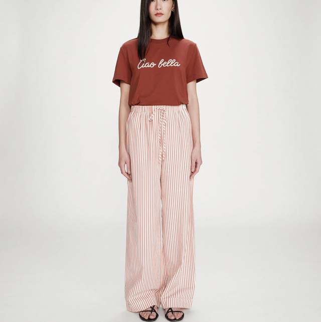 Striped Pants Coral