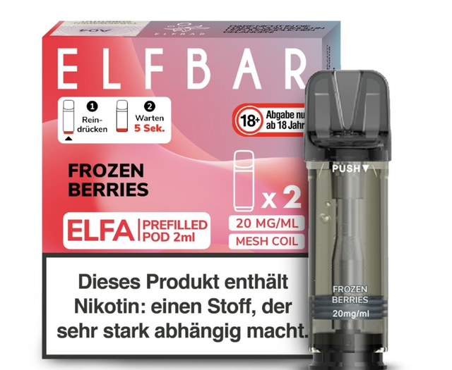 ELFBAR ELFA Prefilled Pods – Frozen Berries | 20 mg