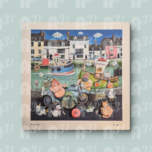 263. Catch of the day Limited edition print 4/100