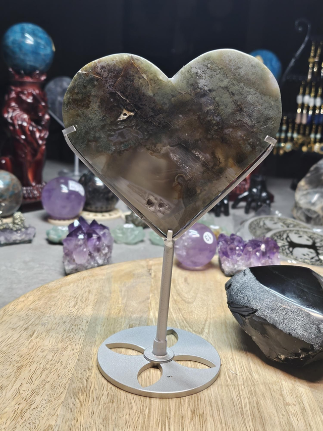 Cœur "Déméter" – Agate Mousse