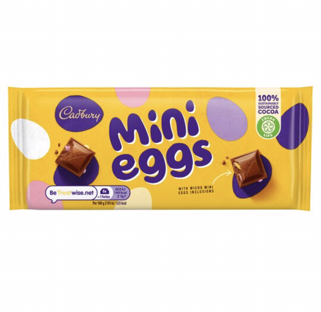 Cadbury Mini Eggs Bar 110G